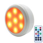 TL009-RGB Drahtloser Timer, dimmbare Nachtlichter, Party-RGB-Atmosphärenlichter mit Fernbedienung