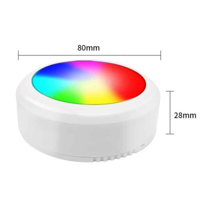 TL009-RGB Drahtloser Timer, dimmbare Nachtlichter, Party-RGB-Atmosphärenlichter mit Fernbedienung – Bild 3