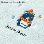 Korallen Fleece Cartoon Stickerei Handtuch Kind Haushalt Verdicktes Weiches Saugfähiges Handtuch – Bild 6