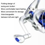 YUMOSHI SA-Serie Spinnrolle Kunststoffkopf Angelrolle Angelrutenrolle, SA1000, SA2000, SA3000, SA4000, SA5000 – Bild 8