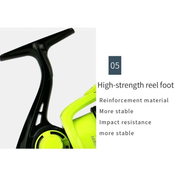 Spinnrad Metalldraht Cup Angelrad, YUMOSHI OE2000 (Green), YUMOSHI OE3000 (Green), YUMOSHI OE4000 (Green), YUMOSHI OE5000 (Green), YUMOSHI OE6000 (Green) – Bild 10