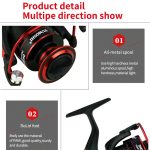 Metallkopf-Spinn-Angelrolle, YUMOSHI DM1000, YUMOSHI DM2000, YUMOSHI DM3000, YUMOSHI DM4000, YUMOSHI DM5000 – Bild 6