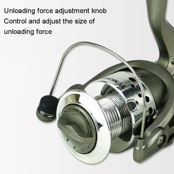 Angelschnur-Rad mit Kunststoffbeschichtung, Treue-Casting-Rolle, YUMOSHI SC1000, YUMOSHI SC2000, YUMOSHI SC3000, YUMOSHI SC4000, YUMOSHI SC5000 – Bild 6