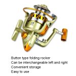 Spinn-Angelrolle, 5,2:1 Übersetzungsverhältnis, Metallspule, Salzwasser-Angelwerkzeuge, YUMOSHI JF2000, YUMOSHI JF3000, YUMOSHI JF4000, YUMOSHI JF5000, YUMOSHI JF6000 – Bild 6