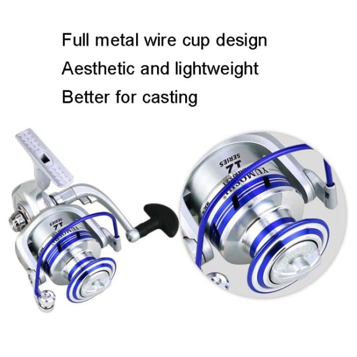 Angelschnurrad mit Metallkopf, YUMOSHI AL2000, YUMOSHI AL3000, YUMOSHI AL4000, YUMOSHI AL5000, YUMOSHI AL6000 – Bild 6