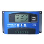 YCX-003 30-100A Solarladeregler mit LED-Bildschirm und intelligentem MPPT-Ladegerät mit zwei USB-Anschlüssen, 12/24V 30A, 12/24V 40A, 12/24V 50A, 12/24V 60A, 12/24V 100A, 12/24/36/48/60V 40A, 12/24/36/48/60V 100A, 12/24/36/48/60V Wifi 40A...