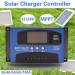 YCX-003 30-100A Solarladeregler mit LED-Bildschirm und intelligentem MPPT-Ladegerät mit zwei USB-Anschlüssen, 12/24V 30A, 12/24V 40A, 12/24V 50A, 12/24V 60A, 12/24V 100A, 12/24/36/48/60V 40A, 12/24/36/48/60V 100A, 12/24/36/48/60V Wifi 40A... – Bild 10