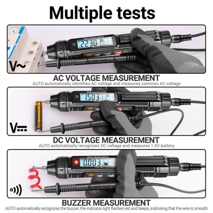 Elektriker-Induktionsteststift, vollintelligentes Anti-Verbrennungs-Hochpräzisions-Digital-Universalmessgerät, ANENG A3005, ANENG A3005A, ANENG A3005B – Bild 12