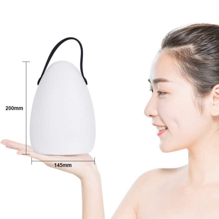 16 Farben LED-Nachtlicht mit Griff, hängende Laterne, wiederaufladbare USB-Tischlampe – Bild 3