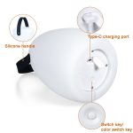 16 Farben LED-Nachtlicht mit Griff, hängende Laterne, wiederaufladbare USB-Tischlampe – Bild 4
