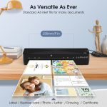 9-Zoll-A4-Heiß-Kalt-Laminiergerät, Maschinenbuch-Dokumenten-Laminiergerät, Only Machine, Set 1, Set 2 – Bild 2