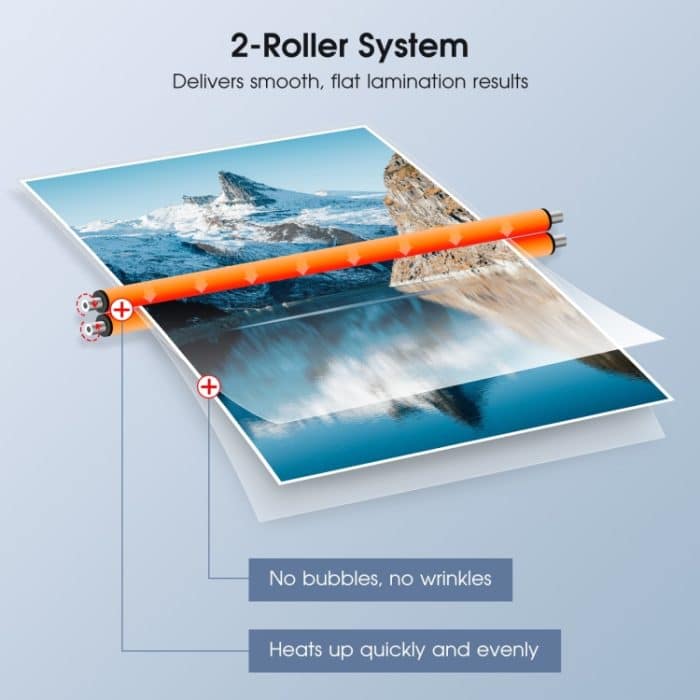 9-Zoll-A4-Heiß-Kalt-Laminiergerät, Maschinenbuch-Dokumenten-Laminiergerät, Only Machine, Set 1, Set 2 – Bild 4