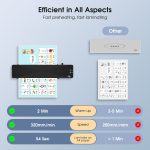 9-Zoll-A4-Heiß-Kalt-Laminiergerät, Maschinenbuch-Dokumenten-Laminiergerät, Only Machine, Set 1, Set 2 – Bild 5