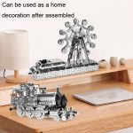 Hochschwieriger Baustein für Erwachsene, handgefertigte Montage, Steckdosenleisten-Verknüpfung, mechanisches Spielzeug, Metall-Montagemodell – Bild 7