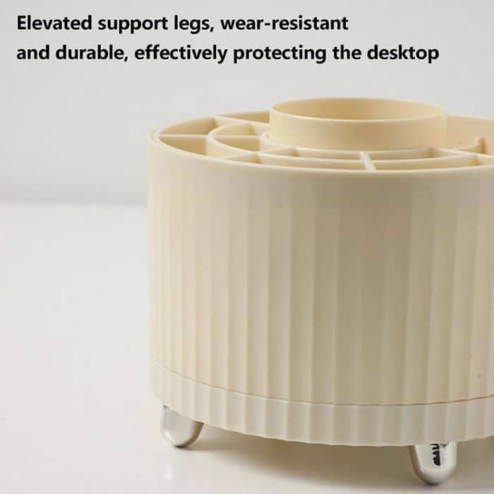 Desktop-Rotations-Make-up-Pinsel-Eimer-Schminktischständer – Bild 4