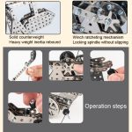 Puzzle-Spielzeug, Intelligenz, Handmontage, mechanisches Getriebe, Bausteine, hohe Schwierigkeit, Metallmodell – Bild 6
