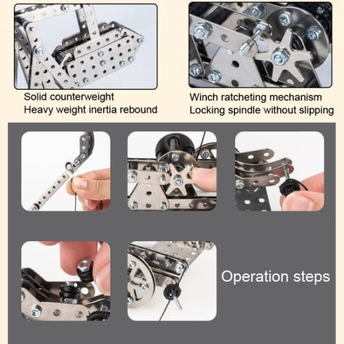 Puzzle-Spielzeug, Intelligenz, Handmontage, mechanisches Getriebe, Bausteine, hohe Schwierigkeit, Metallmodell – Bild 6