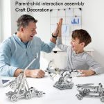 Puzzle-Spielzeug, Intelligenz, Handmontage, mechanisches Getriebe, Bausteine, hohe Schwierigkeit, Metallmodell – Bild 4