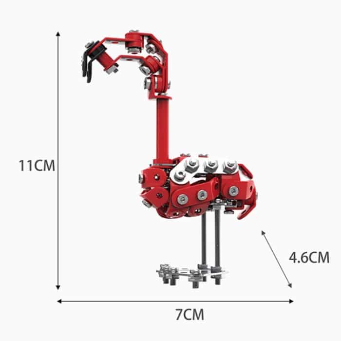 Kinder Spielzeug Metall Baustein mechanische handgemachte Montage Tiermodell – Bild 5