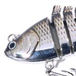 HENGJIA 10 cm 24 g bionischer mehrteiliger Fischköder aus Kunststoff, galvanisiert, gefälschter Köder, JM060 (1), JM060 (2), JM060 (3), JM060 (4), JM060 (5) – Bild 4