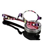 Make-up-Presbyopie-Brille, mehrfarbig, drehbar, Lupe, Einzelstück, Leseglas, Grad: – Bild 3