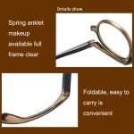 Make-up-Presbyopie-Brille, monolithisches Leseglas, Lupe, Grad: – Bild 3