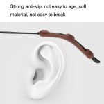 20 Paar rutschfeste Silikon-Brillenfußabdeckungsrahmen Spiegelbein-Dekompressions-Anti-Drop-Anti-Allergie-Gummimanschette – Bild 8