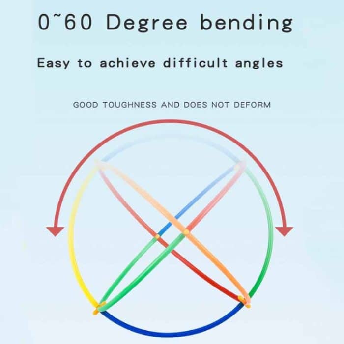 DIY Kunststoff 4D Stroh Bausteine gemeinsame lustige Entwicklung Spielzeug – Bild 5