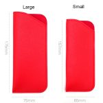 Offene Sonnenbrillentasche aus verdicktem Leder, tragbare, staubdichte Aufbewahrungstasche – Bild 2