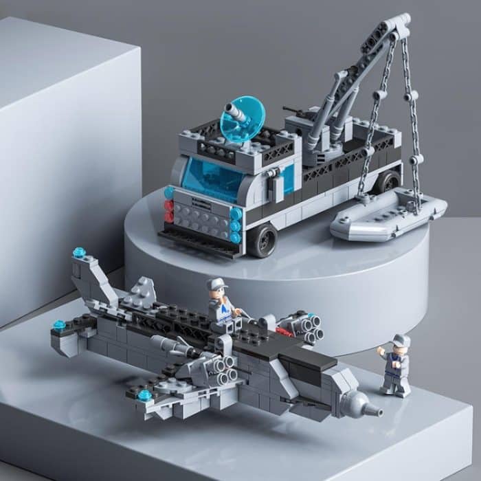 LELE BROTHER Kinder kleine Pellet intelligente Montage Spielzeug Bausteine – Bild 3