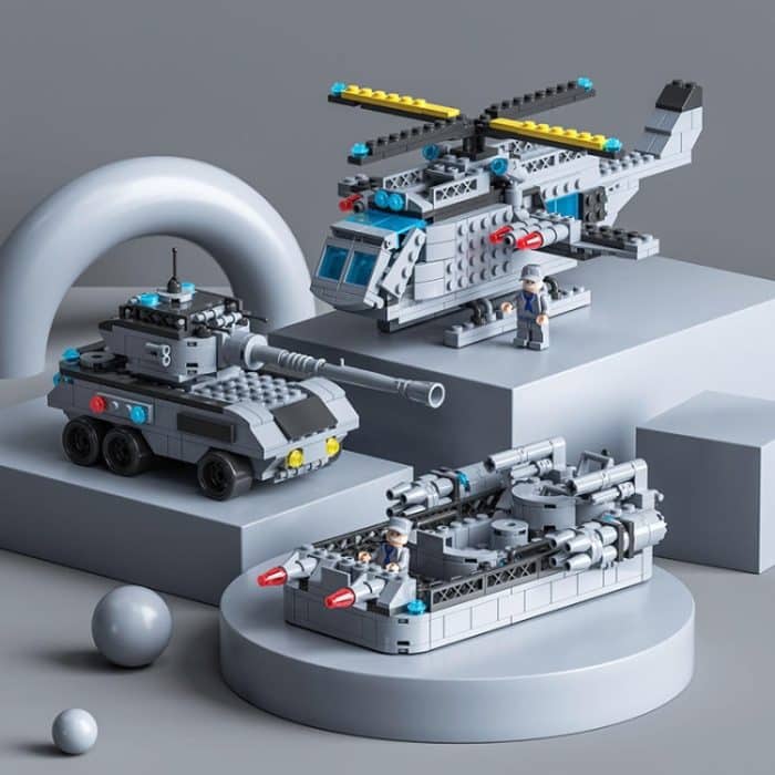 LELE BROTHER Kinder kleine Pellet intelligente Montage Spielzeug Bausteine – Bild 4