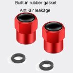 4 teile/satz Sechseckige Metall Reifen Ventil Kappen Automobil Universal Modifizierte Ventil Abdeckungen, Hexagonal – Bild 5