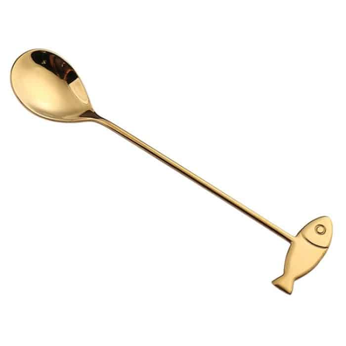 Cartoon-Haustier-Rührlöffel, Gabel, Obstgabel, Dessertschaufel aus Edelstahl 304 – Bild 1