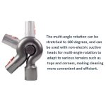 Für Dyson V7 / V8 / V10 / V11 / V15 Lenkwinkelschlauch-Up-Top-Adapter – Bild 6
