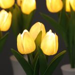 Tulpe LED Nachtlicht Innendekoration Schlaflampe Simulation Blume Umgebungslicht – Bild 4