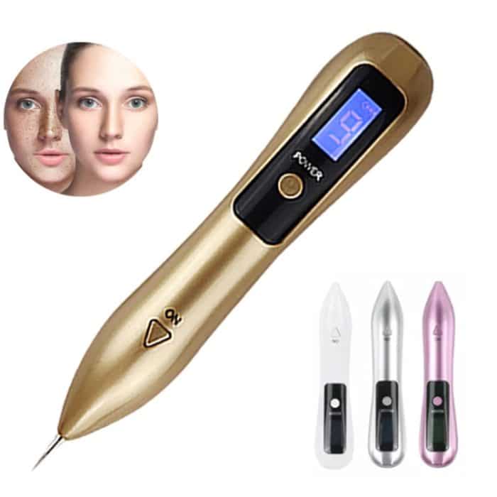 9 Gänge Mole Spotting Pen LCD Home Laser Mole Spot Sweeping Beauty Instrument, With Shot Light, Without Shoot Light – Bild 2