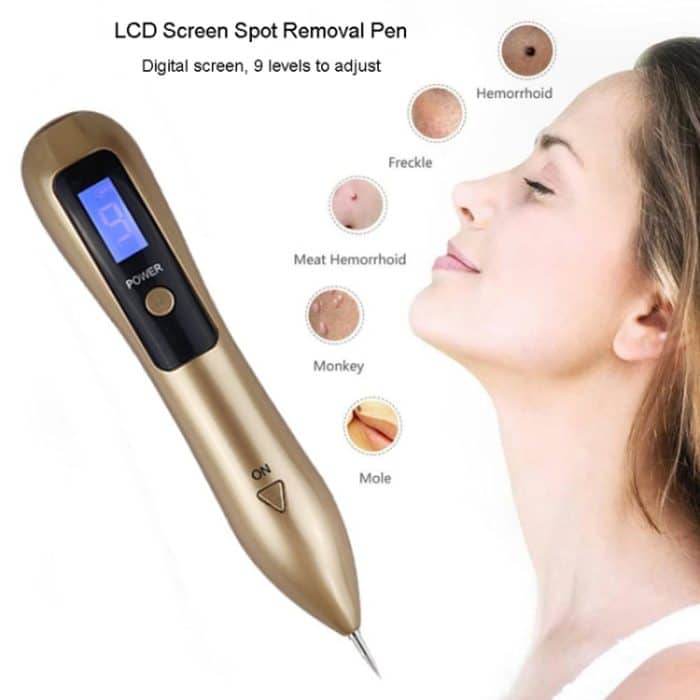 9 Gänge Mole Spotting Pen LCD Home Laser Mole Spot Sweeping Beauty Instrument, With Shot Light, Without Shoot Light – Bild 7