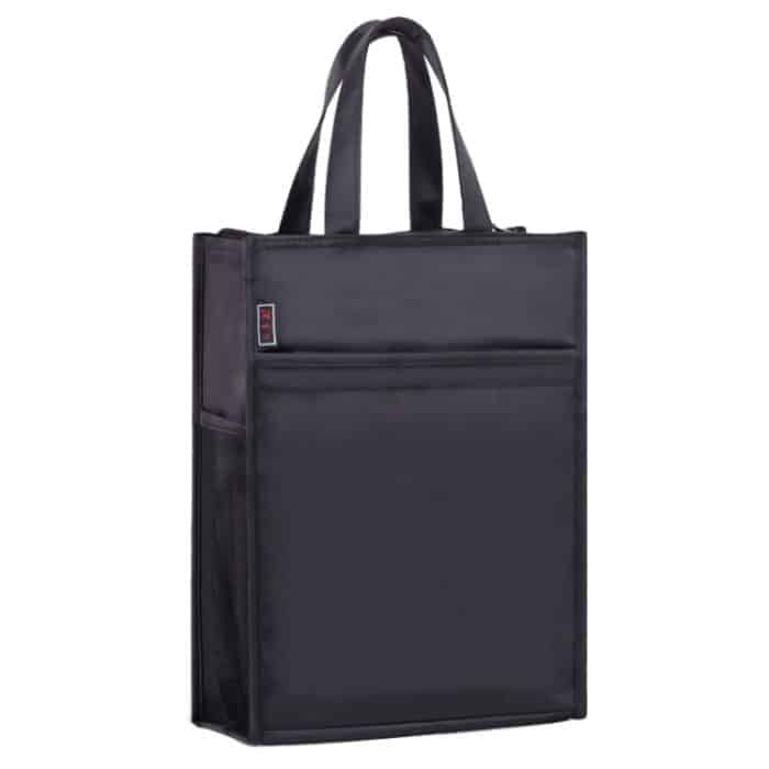 BeiDuoMei Tragbare Aktentasche, A4, wasserdichter Reißverschluss-Ordner, kann Wasserbecher-Aufbewahrungstasche verstauen – Bild 1