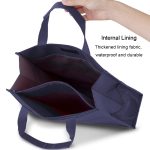 BeiDuoMei Tragbare Aktentasche, A4, wasserdichter Reißverschluss-Ordner, kann Wasserbecher-Aufbewahrungstasche verstauen – Bild 11