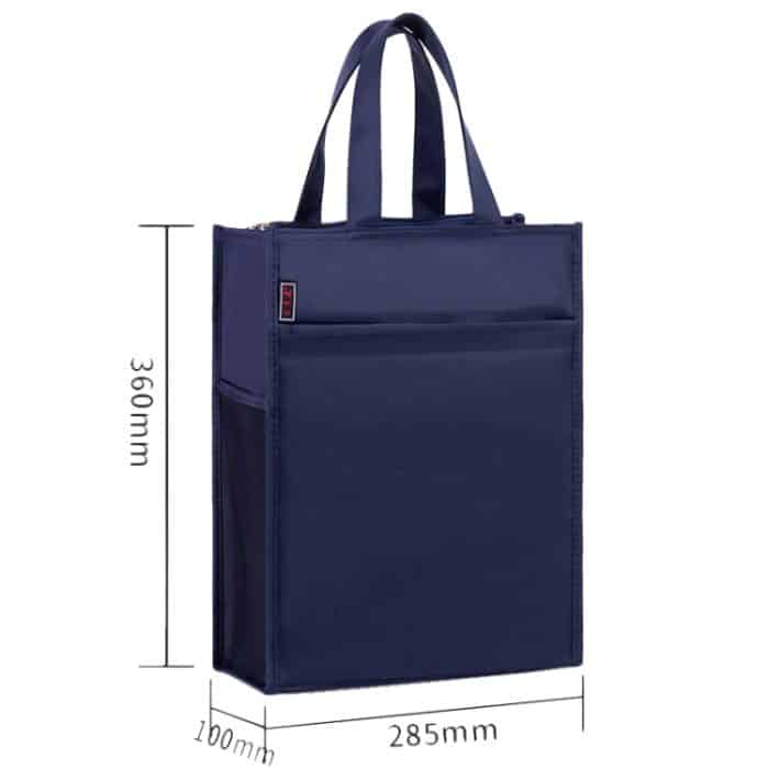 BeiDuoMei Tragbare Aktentasche, A4, wasserdichter Reißverschluss-Ordner, kann Wasserbecher-Aufbewahrungstasche verstauen – Bild 4