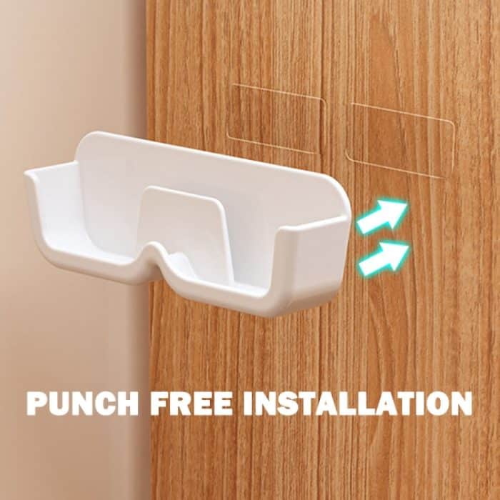 An der Wand befestigter selbstklebender Sonnenbrillen-Aufbewahrungsregal-Brillenständer – Bild 5