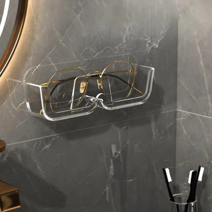 An der Wand befestigter selbstklebender Sonnenbrillen-Aufbewahrungsregal-Brillenständer – Bild 8