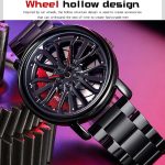 SANDA P1057 Herren-Skelett-Quarz-Stahlarmband, personalisierte Uhr – Bild 5