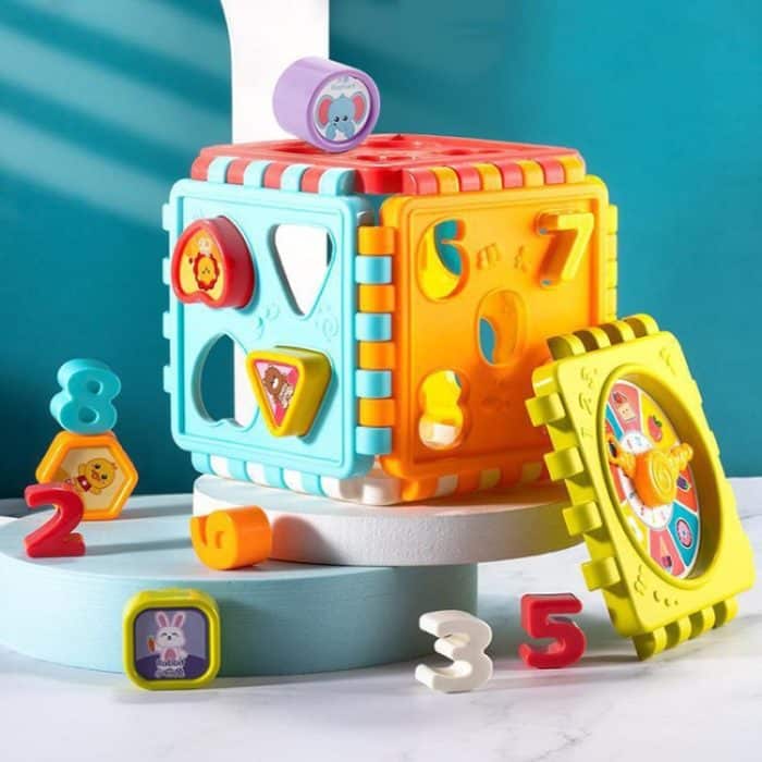 Kinder pädagogischer Hexaederwürfel digitale Bausteine Baby frühe Bildung Spielzeug – Bild 2