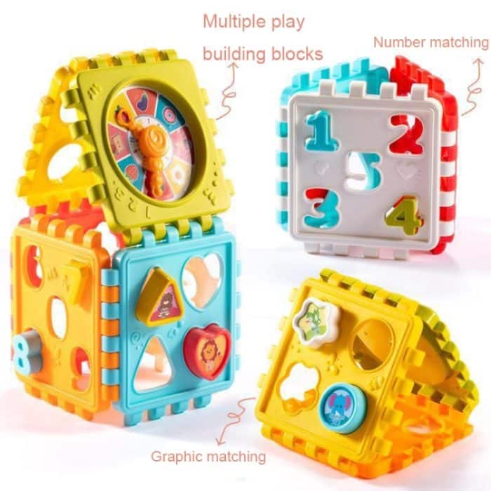 Kinder pädagogischer Hexaederwürfel digitale Bausteine Baby frühe Bildung Spielzeug – Bild 6