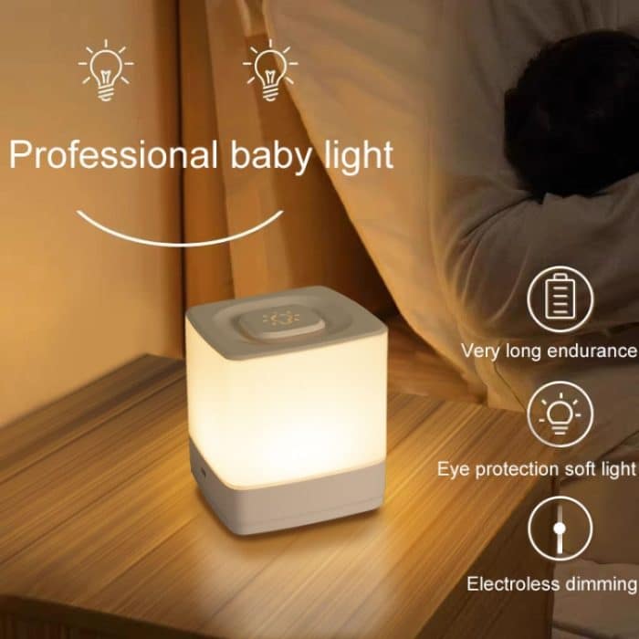 LED-Schlafnachtlicht, Schlafzimmer, warmes Licht, Ambiente, Nachttischlampe – Bild 2