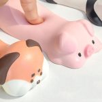 Dekompressions-Memory-Foam-Mauspad, niedliche Desktop-Maus-Handgelenkkissen-Handauflage, Panda, Puppy, Duck, Bear – Bild 5