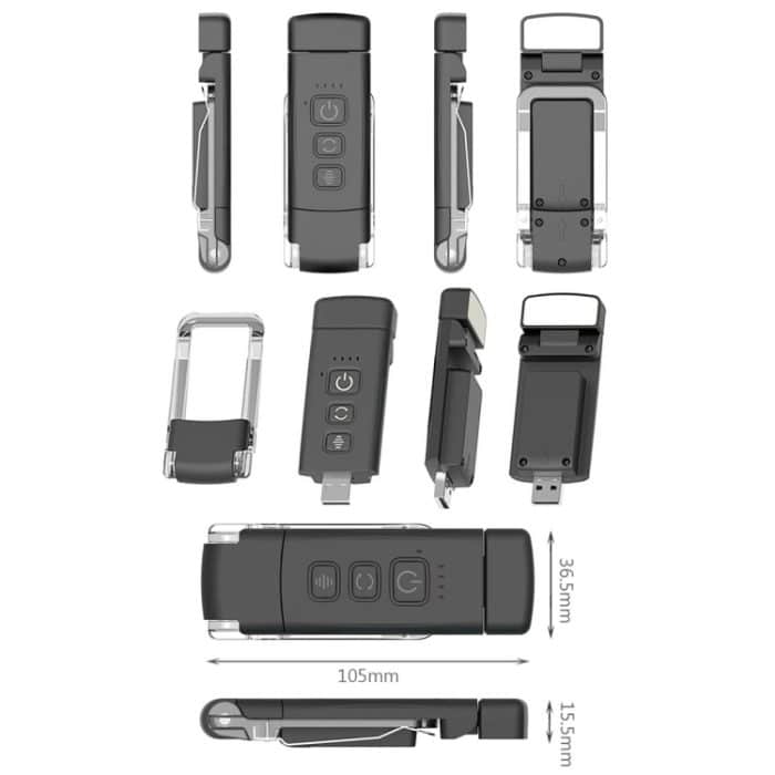 USB-Aufladung, tragbar, abnehmbar, Leseclip, drehbar, Augenschutz, Mini-LED-Schreibtischlampe – Bild 3
