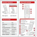 USB-Aufladung, tragbar, abnehmbar, Leseclip, drehbar, Augenschutz, Mini-LED-Schreibtischlampe – Bild 6