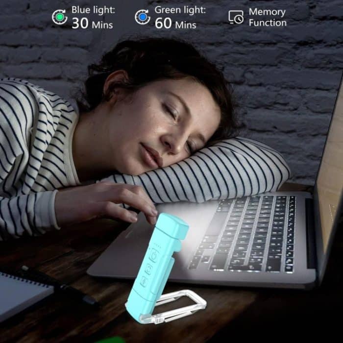 USB-Aufladung, tragbar, abnehmbar, Leseclip, drehbar, Augenschutz, Mini-LED-Schreibtischlampe – Bild 9
